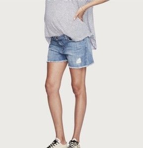 CURRENT ELLIOTT X HATCH The Maternity Cut Off Shorts